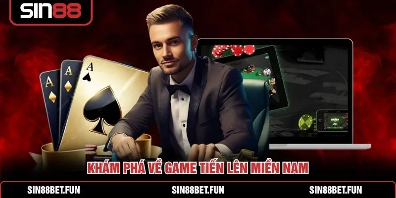 Tiến Lên Miền Nam SIN88 với bộ bài tây 52 lá trên giao diện bàn chơi trực tuyến